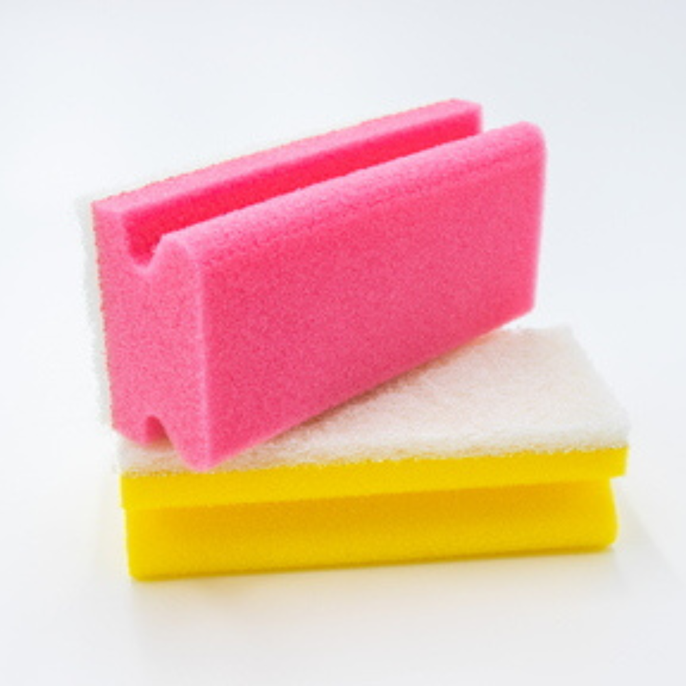 (16 Pezzi) Spugna 2 In 1 Clean&Wipe: Pulizia Delicata, Potere Doppio