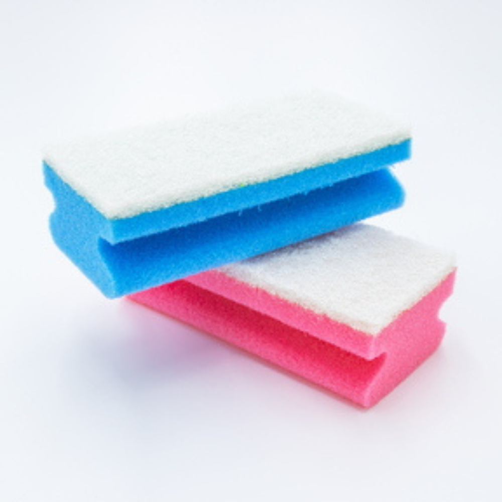 (16 Pezzi) Spugna 2 In 1 Clean&Wipe: Pulizia Delicata, Potere Doppio