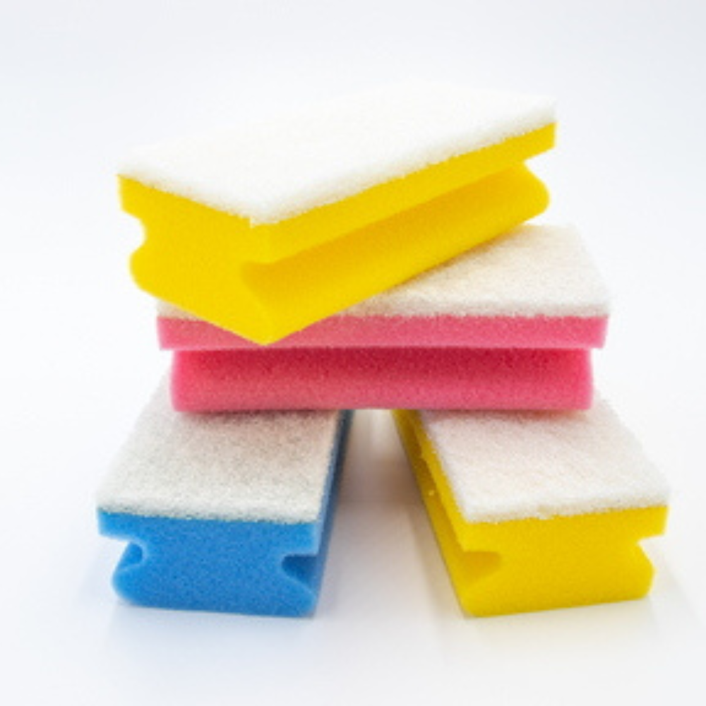 (16 Pezzi) Spugna 2 In 1 Clean&Wipe: Pulizia Delicata, Potere Doppio