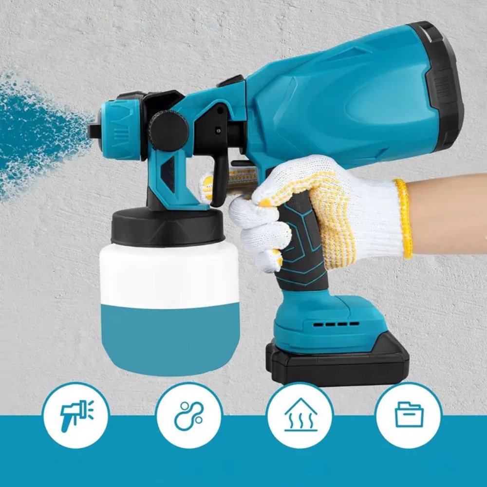 🔧 Pistola a Spruzzo Elettrica a Batteria