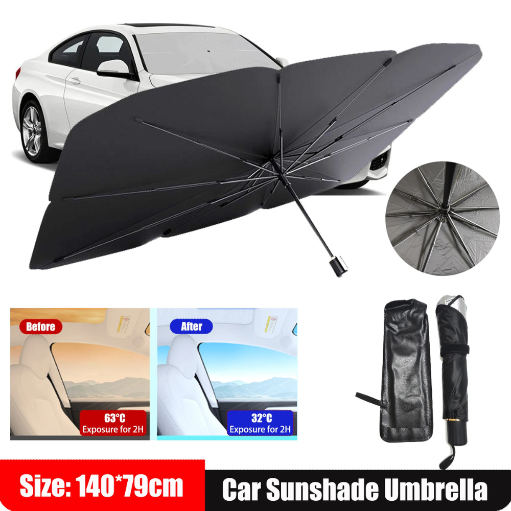 ☀️ 2 Parasole per Auto a Ombrello