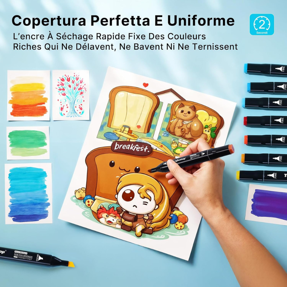 🎨 Set Pennarelli Touch Twin Marker
