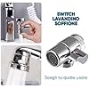 Set Soffione Doccetta per Lavandino con Tubo a Spirale da bagno e cucina
