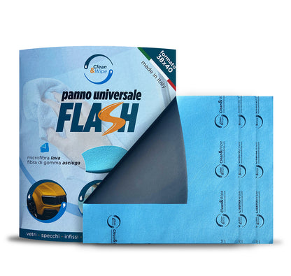 Panno Flash® Universale. Lava, Sgrassa e Asciuga senza Detersivi