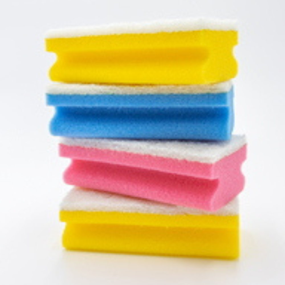 (16 Pezzi) Spugna 2 In 1 Clean&Wipe: Pulizia Delicata, Potere Doppio