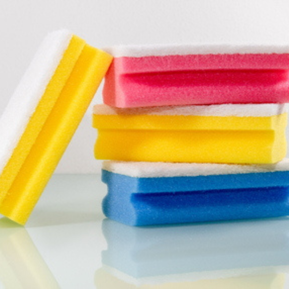 (16 Pezzi) Spugna 2 In 1 Clean&Wipe: Pulizia Delicata, Potere Doppio