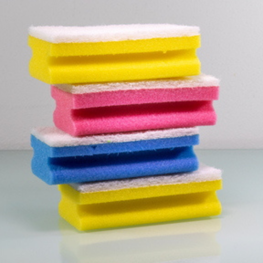 (16 Pezzi) Spugna 2 In 1 Clean&Wipe: Pulizia Delicata, Potere Doppio
