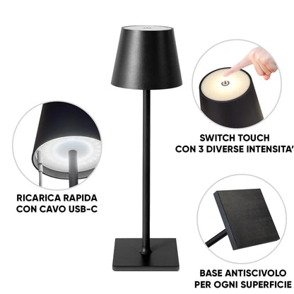 Lampada Led Touch - Vari Colori